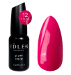Гель-лак Edlen Color №012 рожева фуксія, емаль, 9 мл