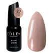 Гель-лак Edlen Color №020 холодный бежевый дымчатый с золотым микроблеском, 9 мл
