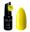 Гель-лак Edlen Color №068 желтый солнечный неоновый, эмаль, 9 мл 