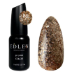 Гель-лак Edlen Color №089 прозрачный с золотым глиттером, 9 мл