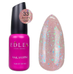 База Edlen Cover base №33 Shimmer персик з зелено-блакитними неоновими блискітками, 9 мл
