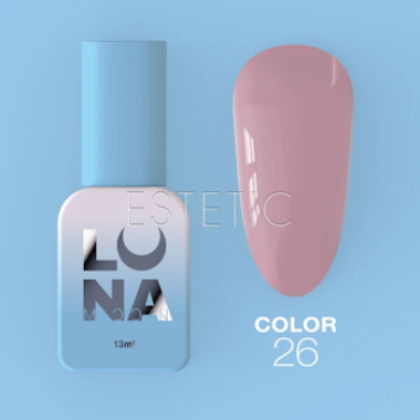 Гель-лак LUNA Color № 26 нюдовый пастельно-розовый, 13 мл