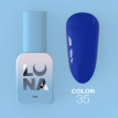 Гель-лак LUNA Color № 35 яркий синий, 13 мл