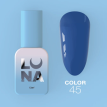 Гель-лак LUNA Color № 45 голубой лазурный, 13 мл