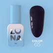 Гель-лак LUNA  Color № 65 баклажан, 13 мл