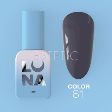 Гель-лак LUNA Color № 81 насыщенный серо-лиловый, 13 мл