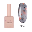 База Dark Pro Base Potal 07, 10 мл молочная пыльная с коралловой и черной поталью