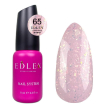 База Edlen Cover base №65 Shimmer напівпрозора молочна з блискітками червоного золота, 9 мл