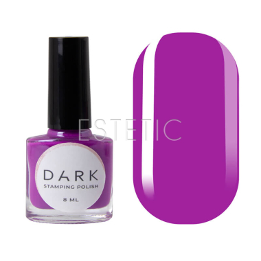 Лак для стемпинга DARK Stamping polish №18 фуксия, 8 мл