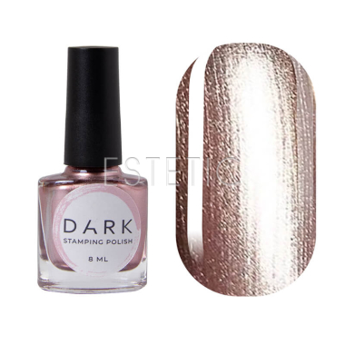 Лак для стемпинга DARK Stamping polish №20 розовый металлик, 8 мл