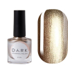 Лак для стемпінгу DARK Stamping polish №21 біле золото металік, 8 мл