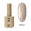 Гель-лак Dark gel polish Cat Eye 02 хрустальный кошачий глаз розовый золото,10 мл