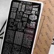 Пластина для стемпинга ACTUELLE TEXT, 6X12 см