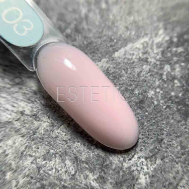 Гель LUNA Premium Gel 03 для наращивания светлый бледно-розовый пастельный,15 мл