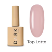 Топ для гель-лака Dark Latte Top молочно-бежевый без липкого слоя, 10 мл