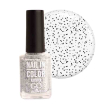 Лак для нігтів Go Active Nail Polish Nail in Color №064 світло сірий з чорною крихтою, 10 мл