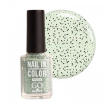 Лак для нігтів Go Active Nail Polish Nail in Color №065 молочно-салатовий з чорними крапками, 10 мл