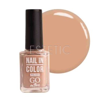 Лак для ногтей Go Active Nail Polish Nail in Color №078 бежевый персиковый, 10 мл
