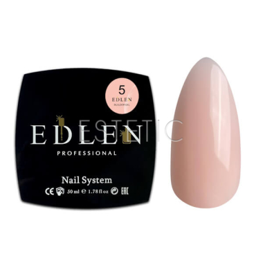 Гель для нарощування EDLEN Builder gel №05 молочно-рожевий теплий, 50 мл