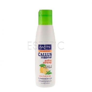 Naomi Callus Remover Extra Strong - Засіб для видалення ороговілої шкіри екстра-сильної дії, 125 мл