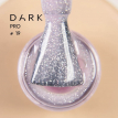 База DARK PRO base 19 камуфлирующая светлая пыльно-сиреневая с голографическим глитером,30 мл