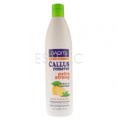 Naomi Callus Remover Extra Strong - Средство для удаления ороговевшей кожи экстра-сильного действия, 500 мл