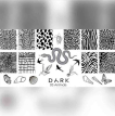 Пластина для стемпинга DARK 03 animals животные