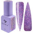 Гель-лак DNKa Gel Polish #0103 Spalah світловідбиваючий пильно-бузковий голографік, 12 мл