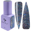 Гель-лак DNKa Gel Polish #0104 Spalah светоотражающий дымчато-синий голографик, 12 мл
