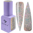 Гель-лак DNKa Gel Polish #0108 Spalah світловідбиваючий голографік на прозорому, 12 мл