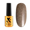 Гель-лак F.O.X Sparkle 003 светоотражающий тауп с белым золотом, 7 мл