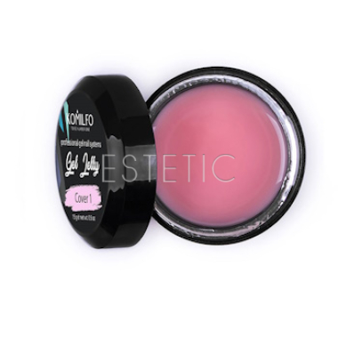 Гель-желе KOMILFO Gel Jelly Cover 1 пудровый нежно-розовый, 15 г
