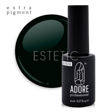 Гель-лак ADORE Gel Polish 8ml №500 green black черно-зеленый, 8 мл