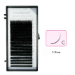 Ресницы Nagaraku Premium изгиб C 0,10 MIX 7-15мм, 16 рядов черные