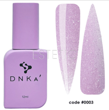 Жидкий гель DNKa Liquid Acrygel #0003 Plum Tart светло-сиреневый с шиммером,12 мл