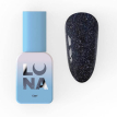 Гель-лак LUNA Color №210 Reflection светоотражающий черный с серебряными блестками, 13 мл