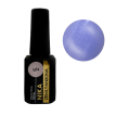 Камуфлирующая база Rubber Base Nika Zemlyanikina Shine Iris голубой холодный с серебристым шиммером,15мл