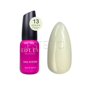 Рідкий гель EDLEN Water Acrygel Nude №13 молочно-ванільний, 9 мл