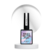 Топ перлинний NAILSOFTHENIGHT Top Shell 04 з срібною втиркою без липкого шару, 10 мл