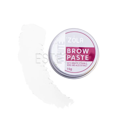 Контурная паста для бровей ZOLA Brow Paste, белая, 15 г