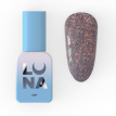 Гель-лак LUNA Color №218 Reflection світловідбиваючий золотисто-бежевий з рожевими блискітками, 13 мл
