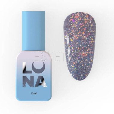 Гель-лак LUNA Color №222 Reflection світловідбиваючий бузковий з різними блискітками,13 мл