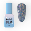 Гель-лак LUNA Color №221 Reflection светоотражающий серебряно-лиловый с разными блестками, 13 мл