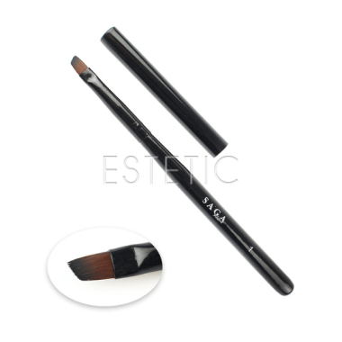 Пензлик для гелю SAGA professional №01 скошений