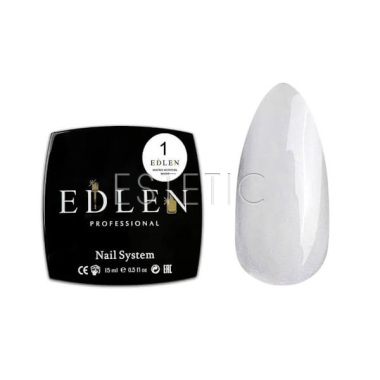 Рідкий гель EDLEN Water Acrygel Nude №01 прозорий, 15 мл