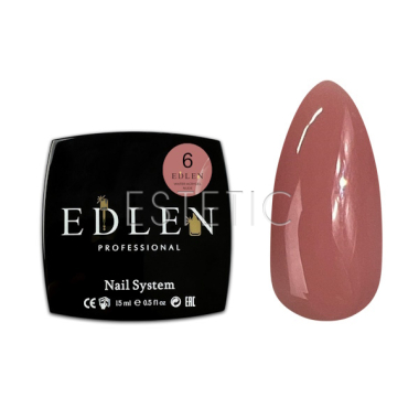 Рідкий гель EDLEN Water Acrygel Nude №06 какао холодний, 15 мл