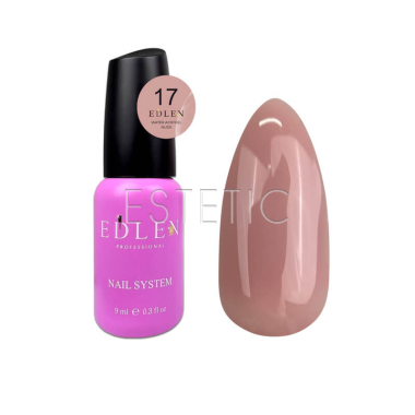 Рідкий гель EDLEN Water Acrygel Nude №17 ліловий беж, 9 мл