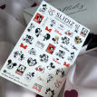 Cлайдеры для ногтей SLIDIZ 190 на водной основе фольгированные, Miskey Mouse