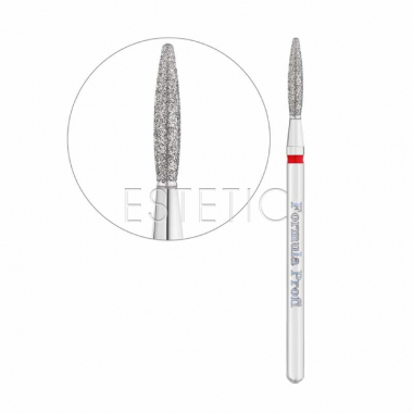 Фреза алмазная Пламя Тупое Красное RED 2,1x10 мм Formula profi 104.244.514.021
