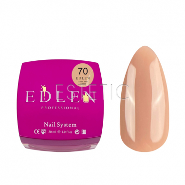 База Edlen Cover base №70 Coffe камуфлююча тілесний теплий беж, 30 мл